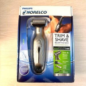 NEW Philips Norelco Trim & Shave Below the Neck with Extended Reach